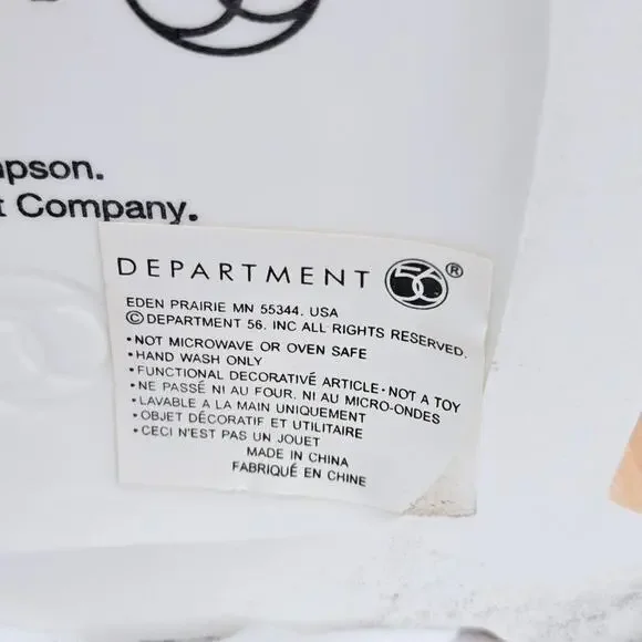 Eloise Cookie Jar from Department 56 striped Vintage y2k chair pets pink white - Picture 11 of 17